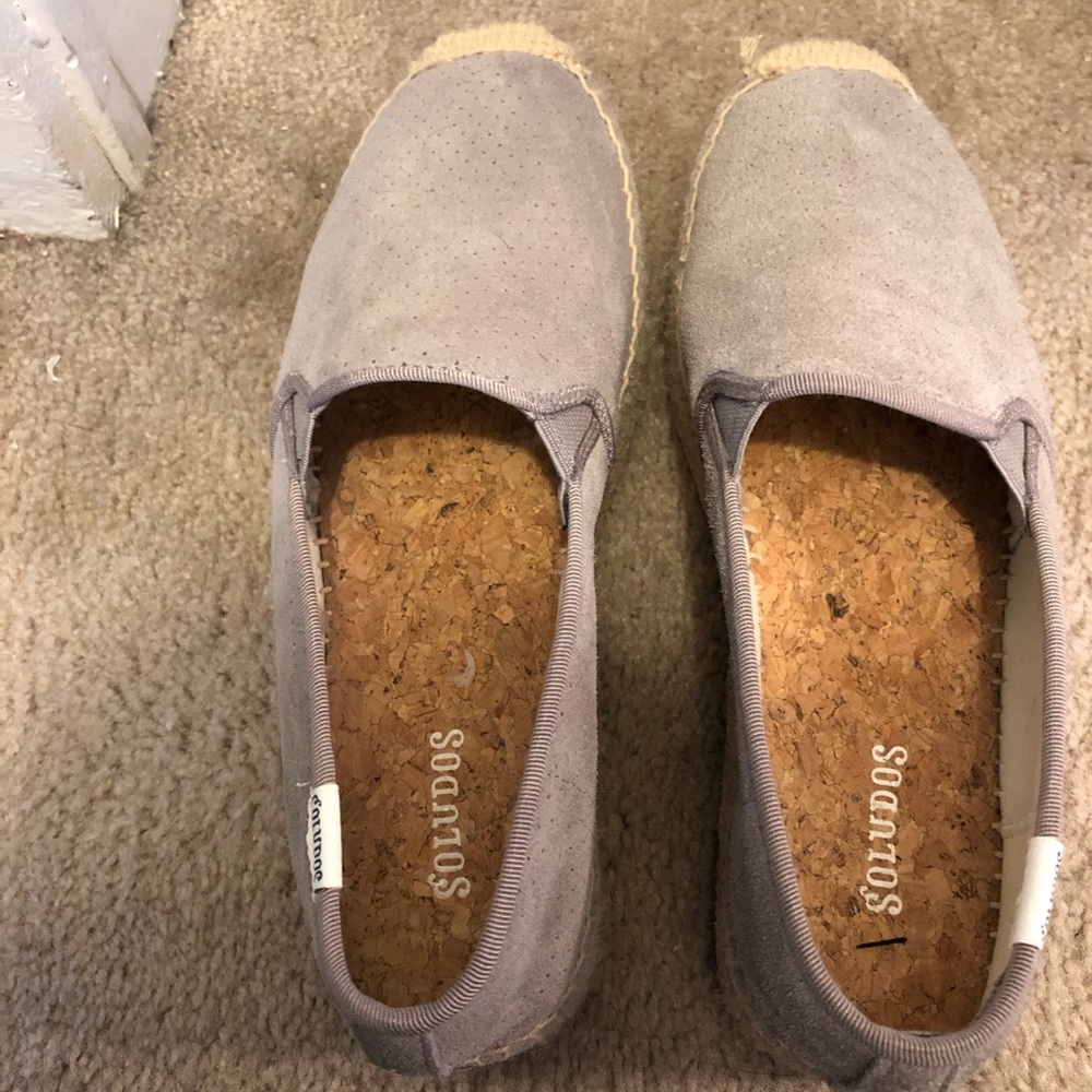 Soludos suede espadrille wedge